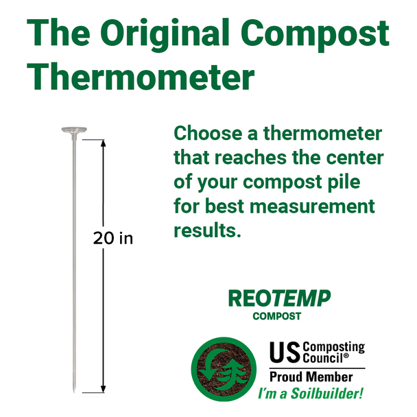 REOTEMP Backyard Compost Thermometer