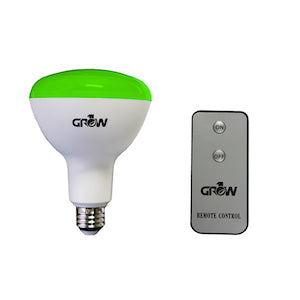 Grow1 Green LED Light Bulb w/ Remote