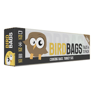 BirdBags 3 Gallon Turkey Bags 18" x 20" (10 Pack)