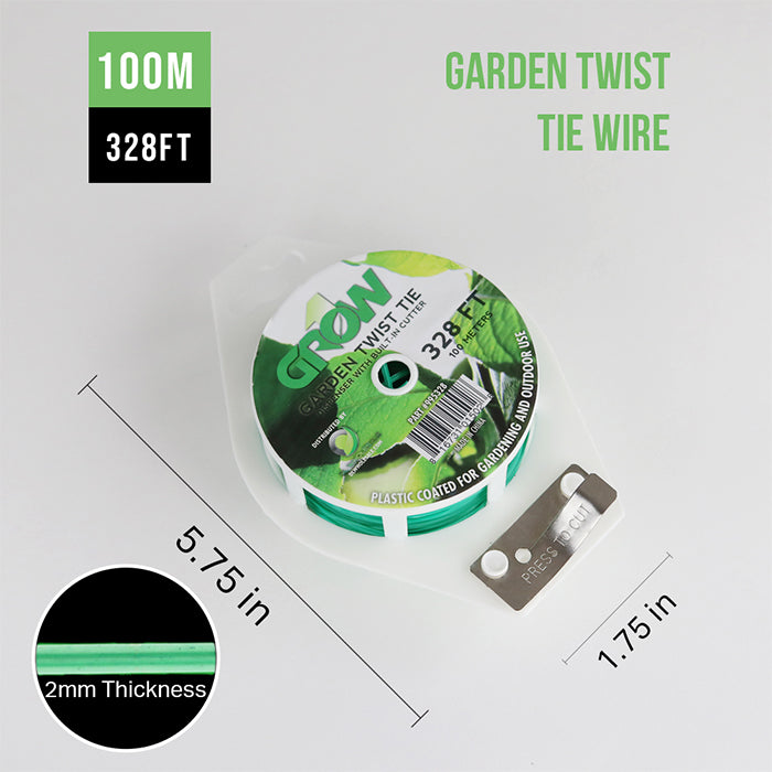 Grow1 Garden Twist Tie 328'