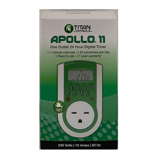 Titan Controls Apollo® 11 - 240 Volt Digital Timer