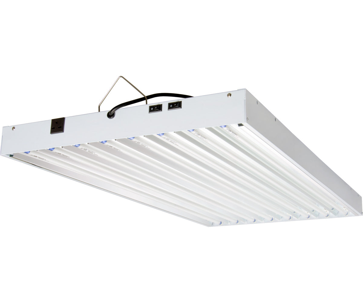 AgroBrite T5 432W 4' 8-Tube Fixture with Lamps, 120v