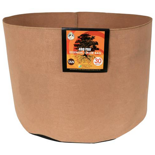 Gro Pro Round Fabric Pot Tan 30 Gallon (CLOSEOUT)