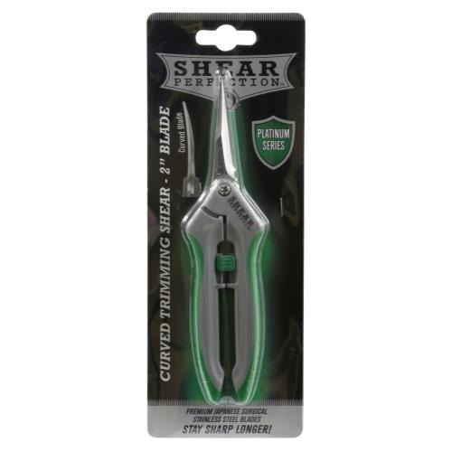 Shear Perfection® Platinum Stainless Trimming Shear - 2 in Curved Blades