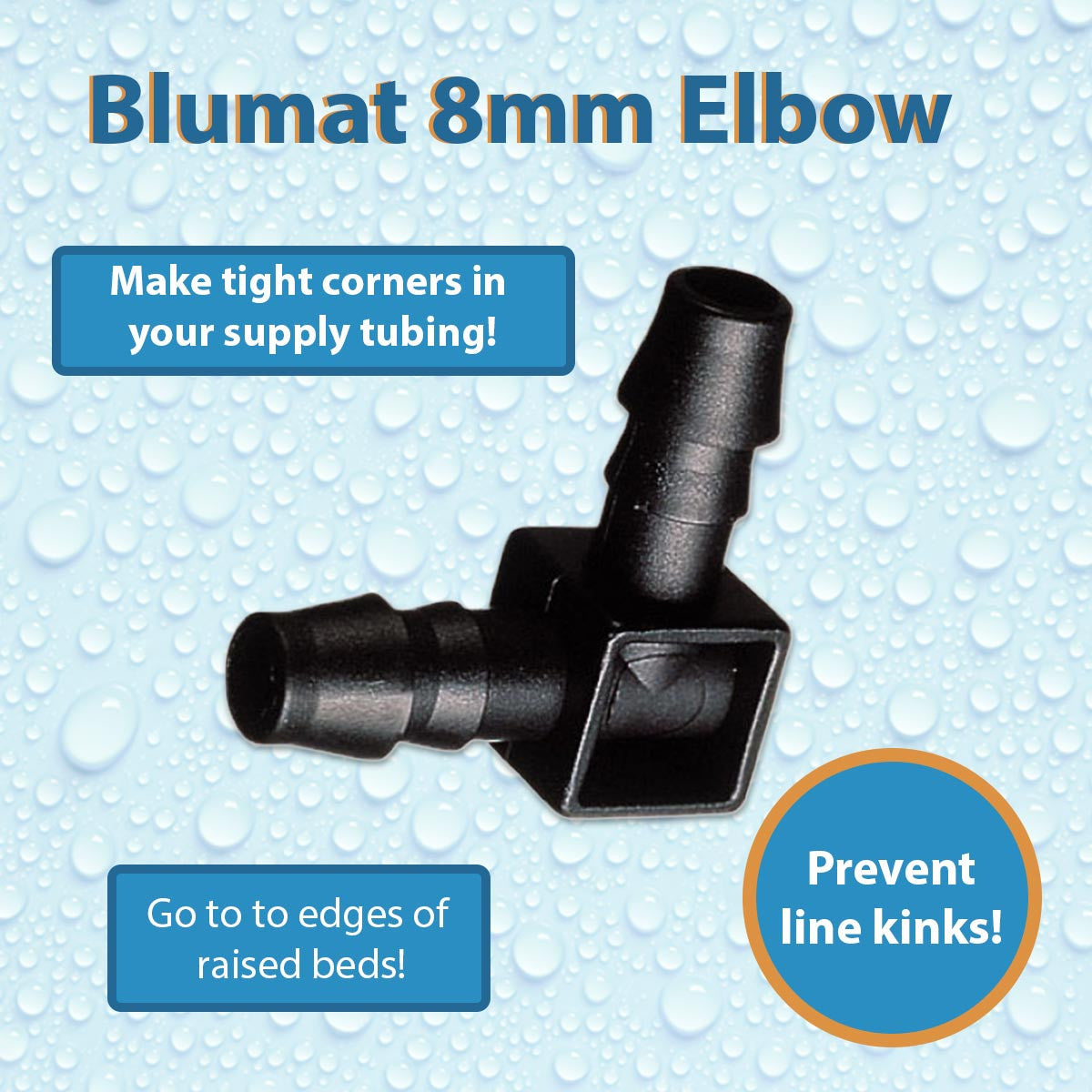 Blumat 8mm Elbows - Individual