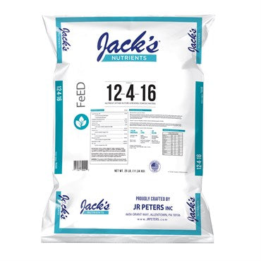 Jack's® Nutrients 12-4-16 RO Pure Water Fertilizer - 25lb