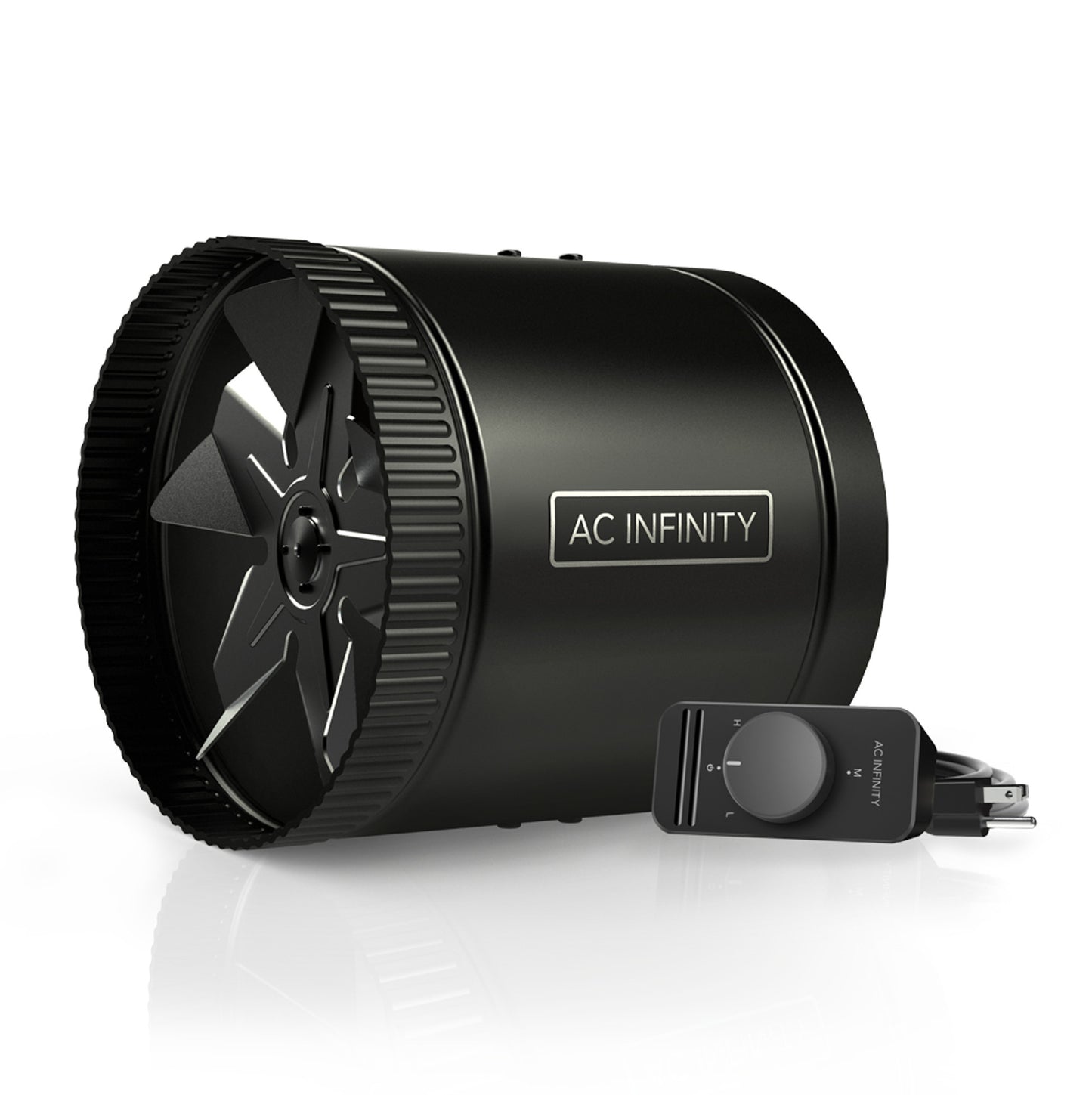 AC-RXS8 RAXIAL S8, INLINE BOOSTER DUCT FAN WITH SPEED CONTROLLER, 8-INCH