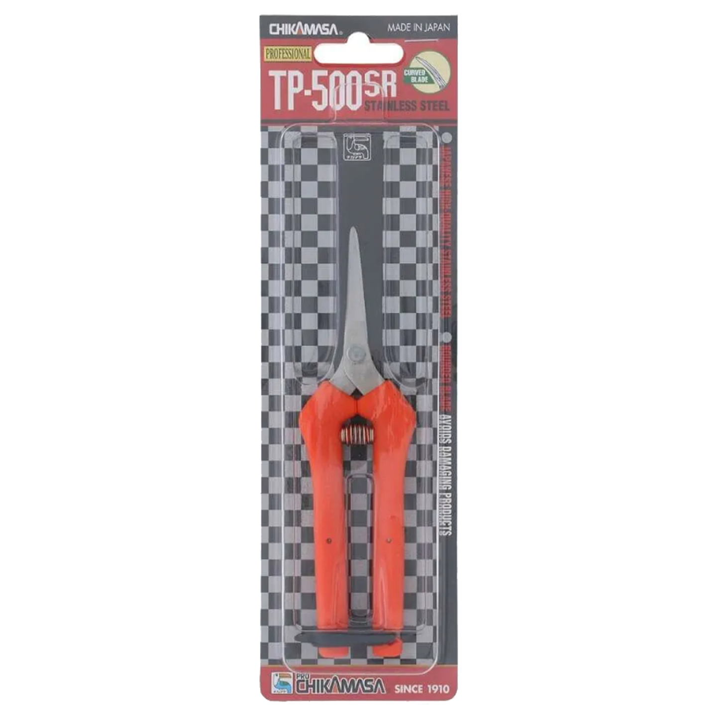 Chikamasa TP-500SR Curved Blade Stainless Steel Shears