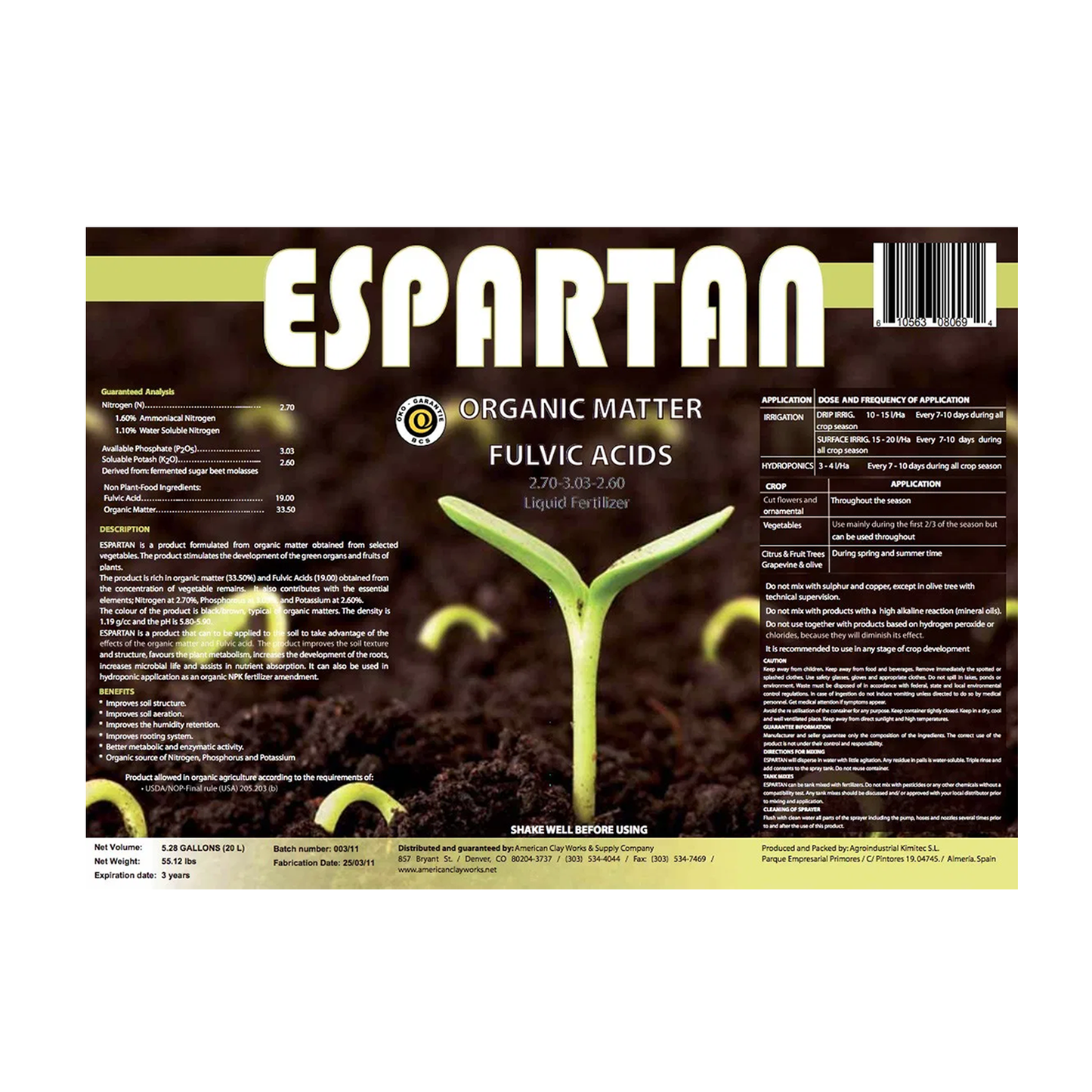 Espartan Organic Matter